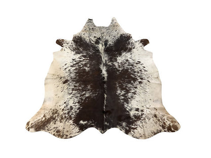 Cowhide Rug Tricolor Western Decor 5 ft x 5 ft