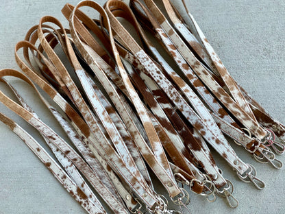 Cowhide Lanyard | Genuine Hair-On Cowhide Western ID Holder