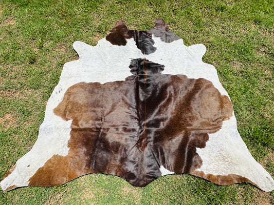Large Cowhide Rug Brown Western Decor Area Rugs 5 x 6 ft