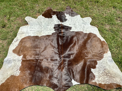 Large Cowhide Rug Brown Western Decor Area Rugs 5 x 6 ft