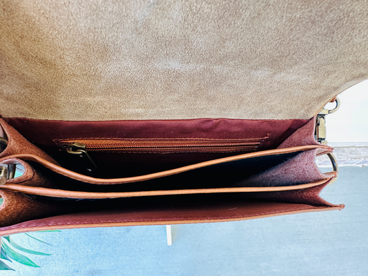 Cowhide Leather Crossbody Western Rodeo Purse CARA