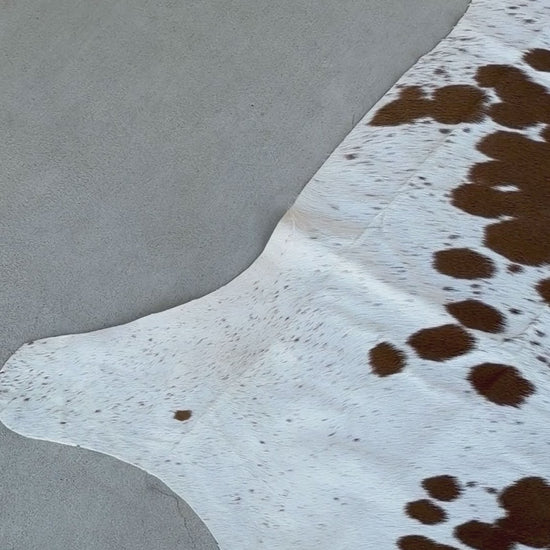 Large Cowhide Rug Brown Western Decor Area Rugs 6 x 6 ft